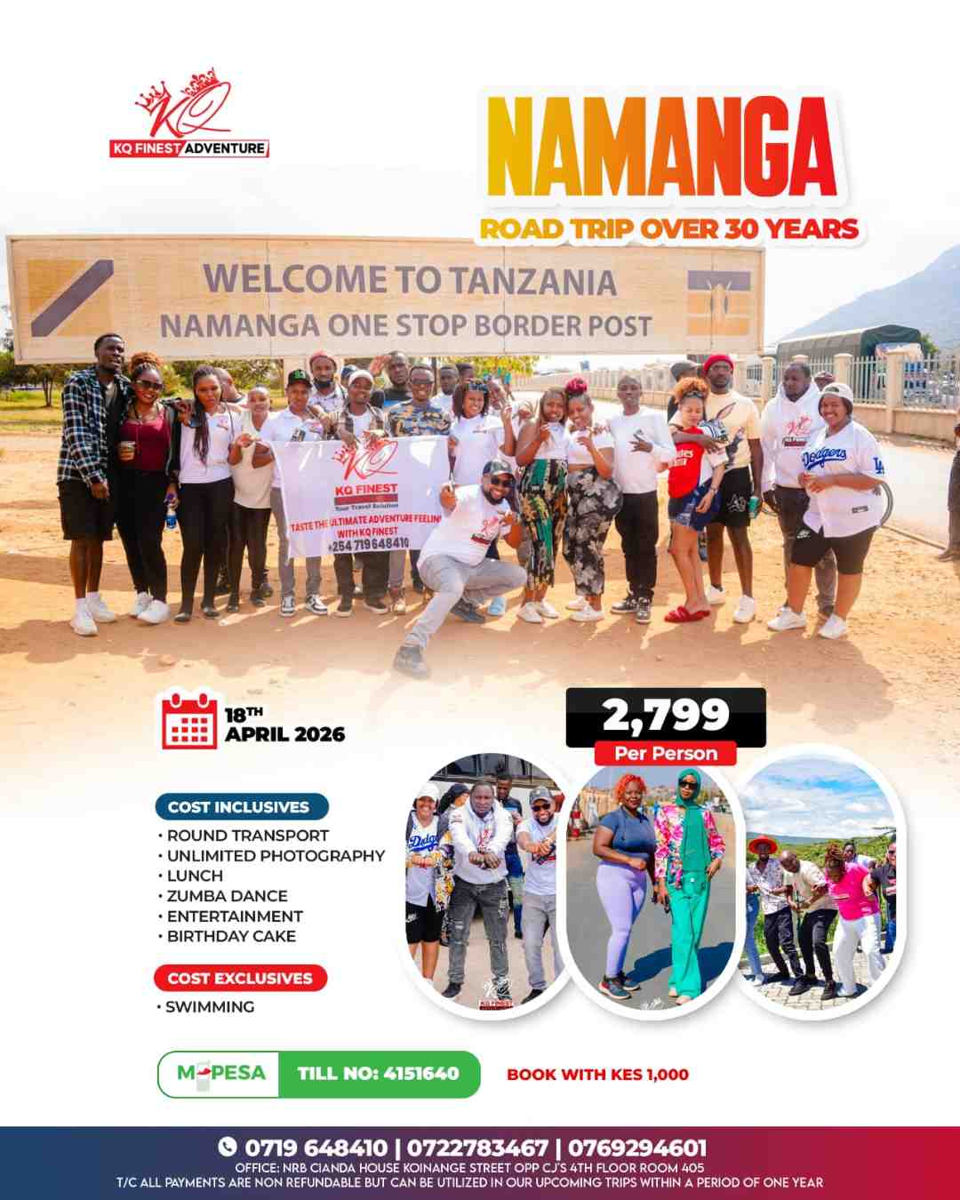 Namanga road trip over 30 years